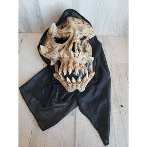Scary skull skeleton adult costume mask scary Halloween skeleton